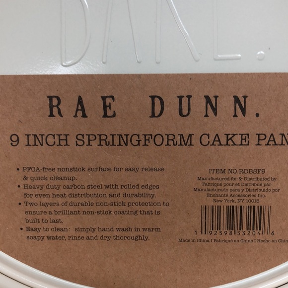 Rae Dunn 9 inch Springform Cake Pan - Picture 3 of 5